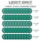 Legit Grit 5 Inch Sand paper Disc, 8-Hole, Mixed Grit Variety - GRITS: 80/120/150/180/220 10 of each, 50PK LG5-8MIX1-50 - alternate 7